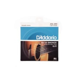 Encordado para Guitarra Acústica 12-53 D’ Addario EJ11
