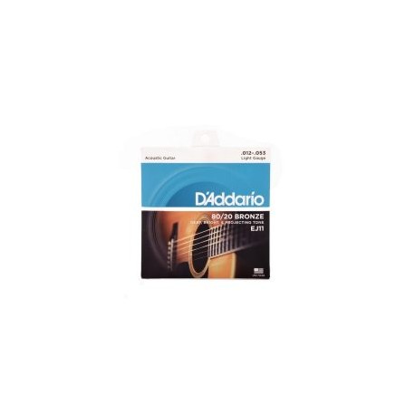 Encordado para Guitarra Acústica 12-53 D’ Addario EJ11